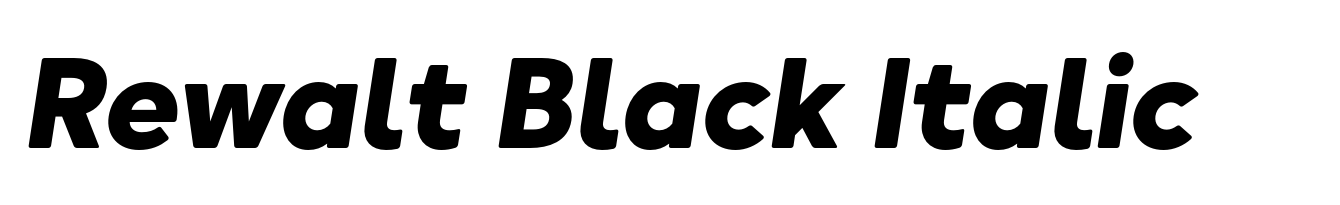 Rewalt Black Italic
